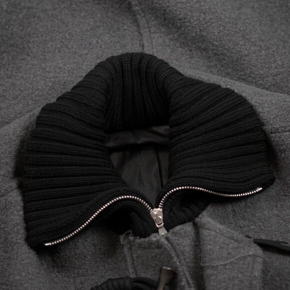 Solid Homme Heavy Wool Duffle-Style Coat — Size 50 (KR 105) — Made in Korea - Picture 9 of 14